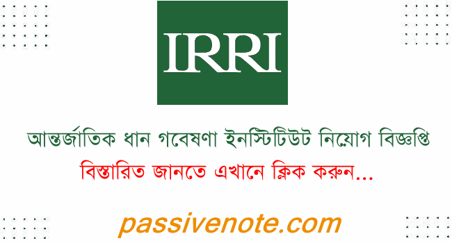 International Rice Research Institute Job Circular 2024