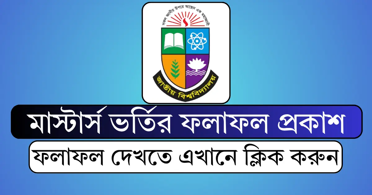 Masters admission result